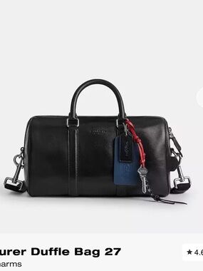 Coach Venturer Duffle Bag 27 With Charms